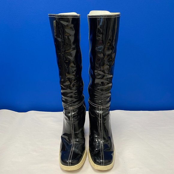 Miu Miu Block-Heel Boots, size 37,5 - Picture 2 of 5